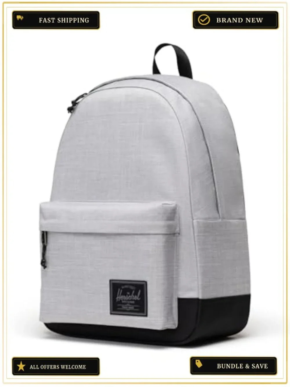 Herschel Classic Backpack 30L Laptop Daypack Recycled Polyester